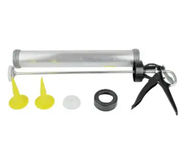 600ml Aluminum Cartridge Tube Nozzle Caulking Gun Silicone Sealant Gun Construction Tools 6