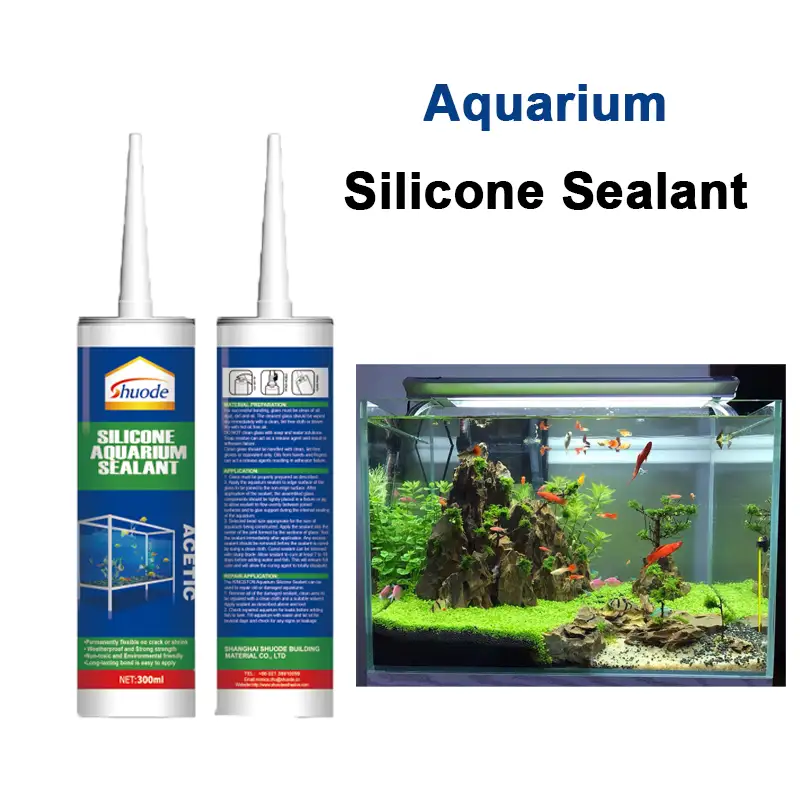 Chất lượng một thành phần 300ml Thủy cung Silicone Silicone Silicon Nhà sản xuất không độc hại | Shuode 2