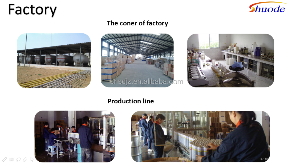 Muestra gratis 300ml 500ml 750 ml de espuma de espuma PU en expansión espuma en aerosol 30