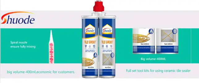 Best Customized 400ml Environmental Protection Waterproof Tile Beauty Grout Epoxy Grout Beautiful Sealant 1
