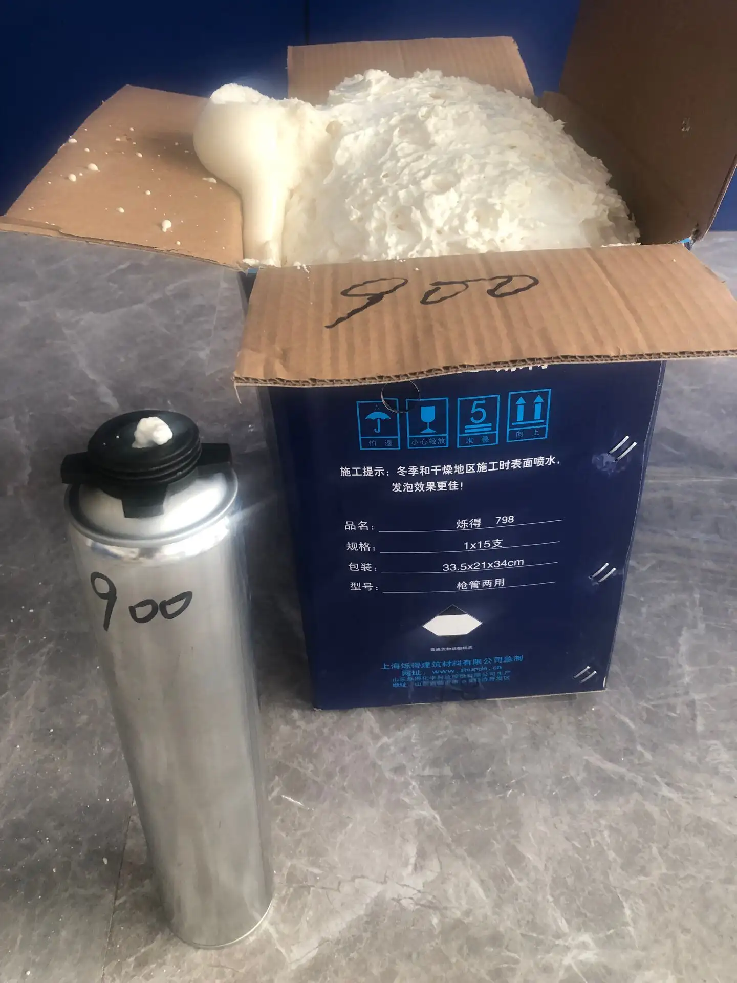 جودة 300ml500ml750ml جديدة التكنولوجيا البولي بروبيلين لاصق موسعة توسيع PU Foam 5