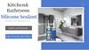 Personalizado en sellador de silicona de cocina y baño de olor a acero galvanizado 1