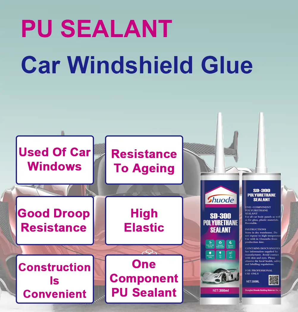 Fast curing polyurethane windshield installation sealant Glue Adhesive 1