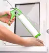 Custom brand fast cure good adhesion waterproof white acetic silicone sealant1 4