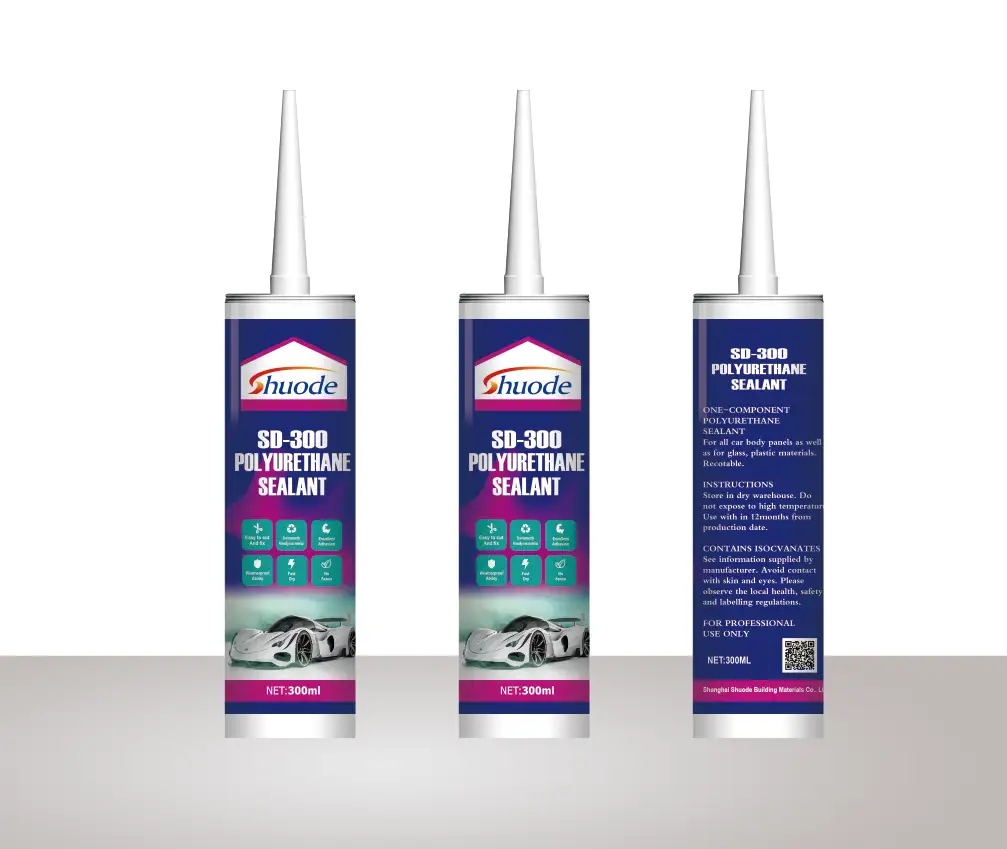300ml Excellent Adhesion Waterproof PU Autoglass Sealant Adhesive for Windshield Installation 1