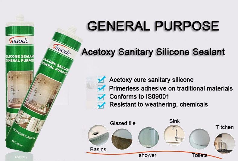Fábrica al por mayor sellador de goma transparente de goma impermeable al por mayor sellador de silicona acética 10