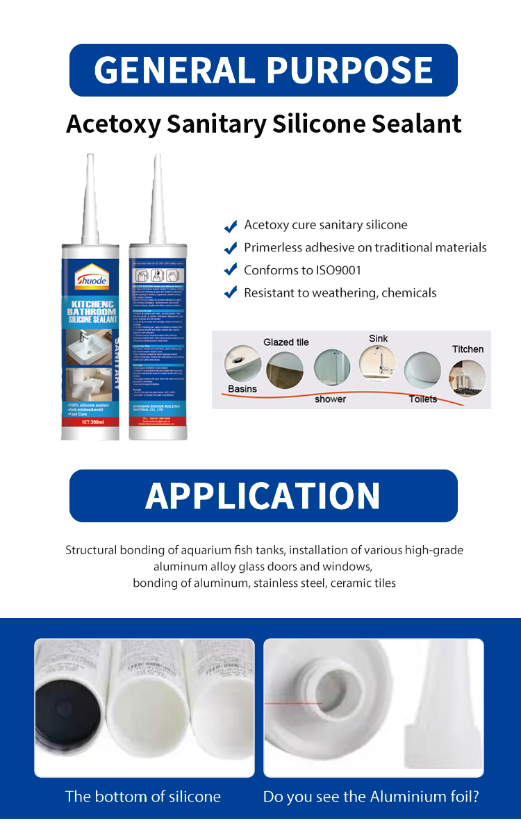 品質300ml半透明の白い抗カビのシリコンシーラント/シャワー/建設シンクのためのシリコンシーラント 11