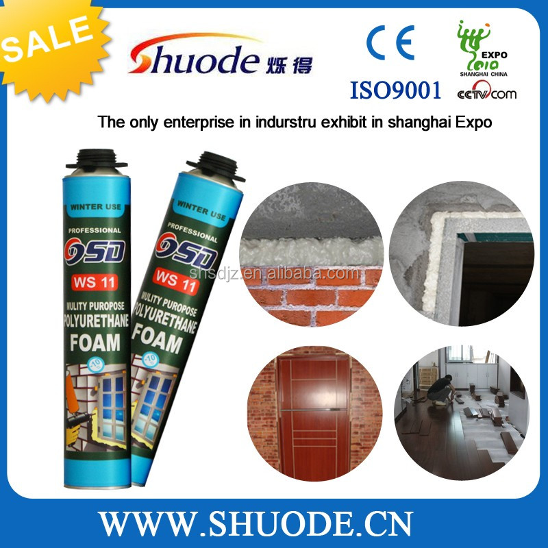 750ml high density fireproof polyurethane foam
