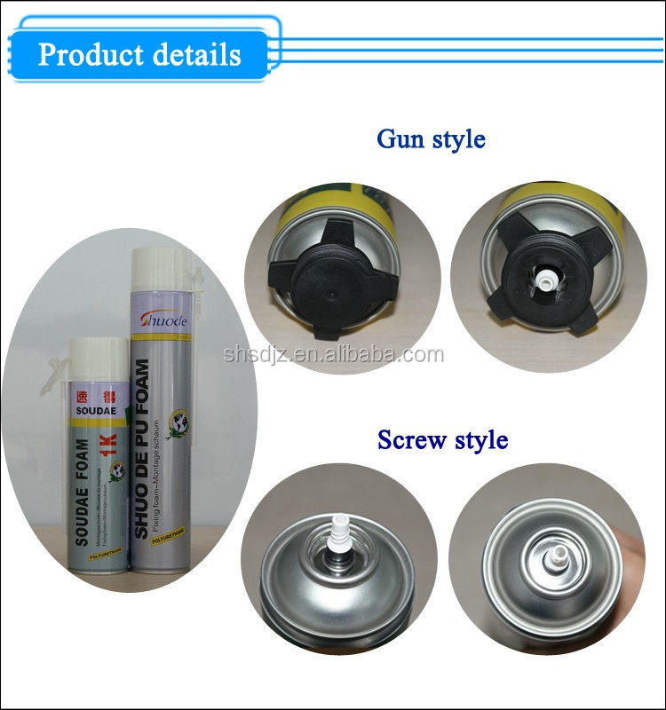 high quality 750ml new spray foam insulation kit