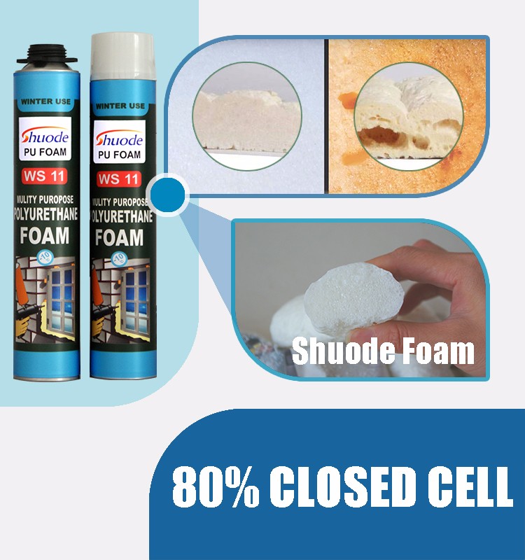 Oferta a granel Líquido Flexible Spray de poliuretano de espuma rígida para el sellado y enlace del edificio 15