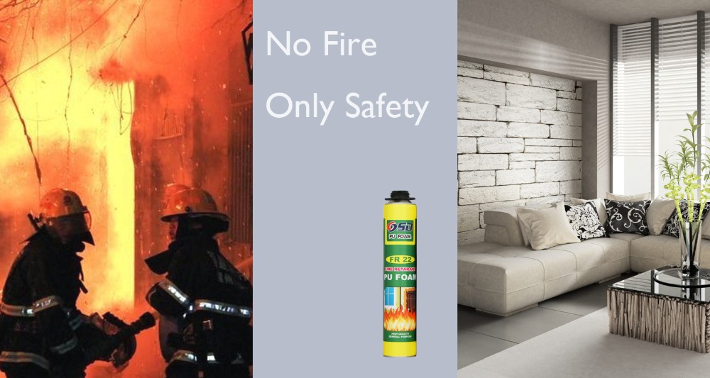 Construction building grade spray foam fireproof polyurethane sealant adhesive