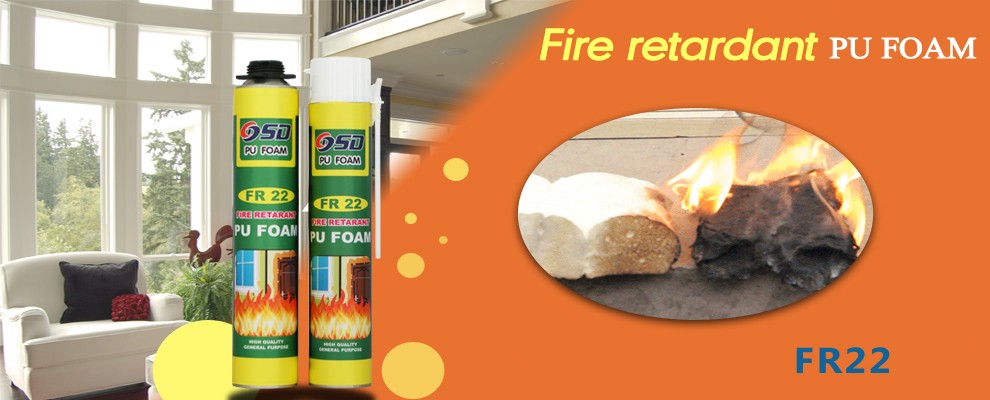 Shuode - Multi-use high expanding fireproof polyurethane foam spray sealant Fire Retardant Pu Foam 8