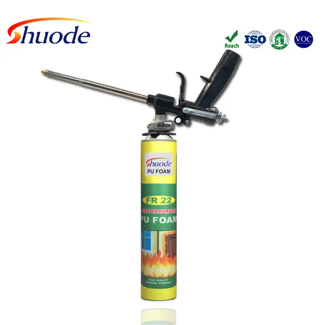 Shuode - 750ML FireProof spray fiesta de espuma en aerosol Fire Retardant Pu Foam 1