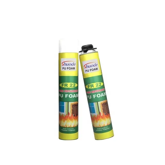 Support customized services 750ml sealant open cell expanding spray Pu polyurethane foam with fire resistant 1