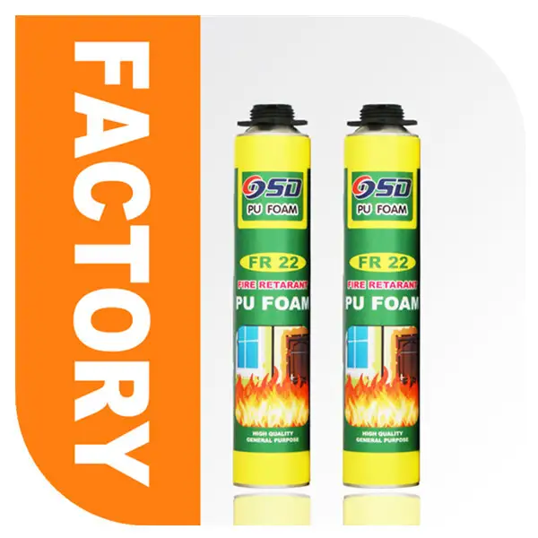 Shuode - Fireproof one component acoustic polyurethane adhesive foam for sealing and bonding Fire Retardant Pu Foam 1