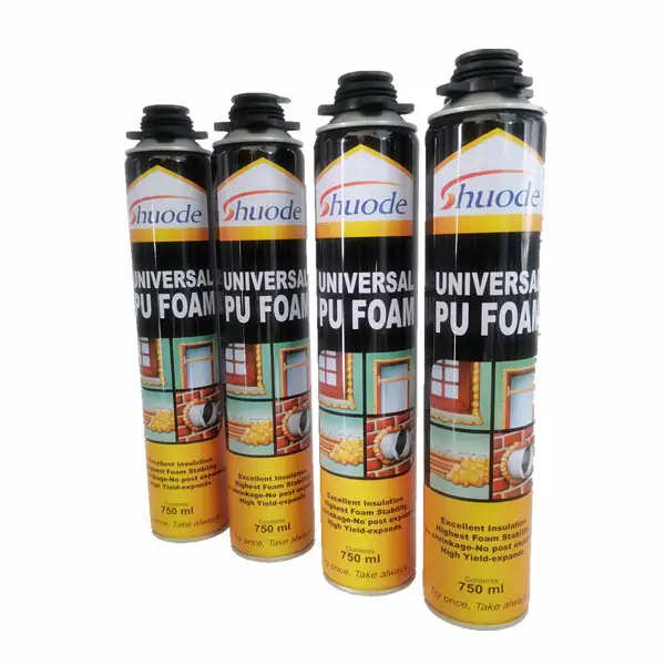 Shuode - Flameproof foam making lanco ak fix 47fc pu sealant polyurethane for building gap filling Fire Retardant Pu Foam 1