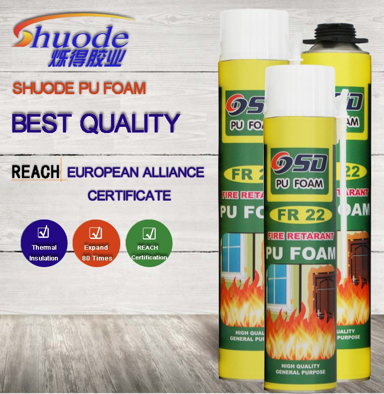 Firepoof Multi Uso Fireproof Polyuretane en expansión de la expansión 13