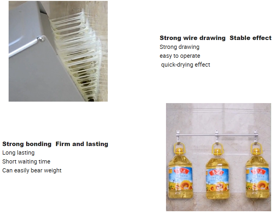 Nuevo diseño Glue de sellador de silicona estructural transparente para panel compuesto de aluminio 12