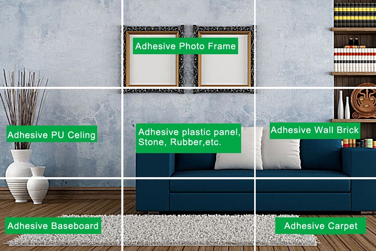 Shuode-Price barato Eco-friendly multipropósito Glue sin clavos para uñas para la construcción uñas líquidas adhesivas uñas líquidas 8