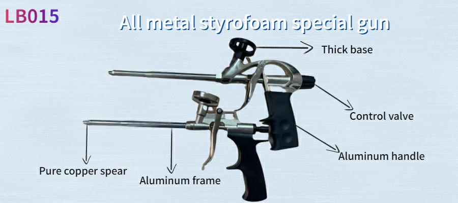 ஷூட் - தொழில்முறை தெளிப்பு நுரை துப்பாக்கி புரோ ஹேண்ட் ஃபோம் கோல்கிங் துப்பாக்கி துப்பாக்கி துப்பாக்கி 8