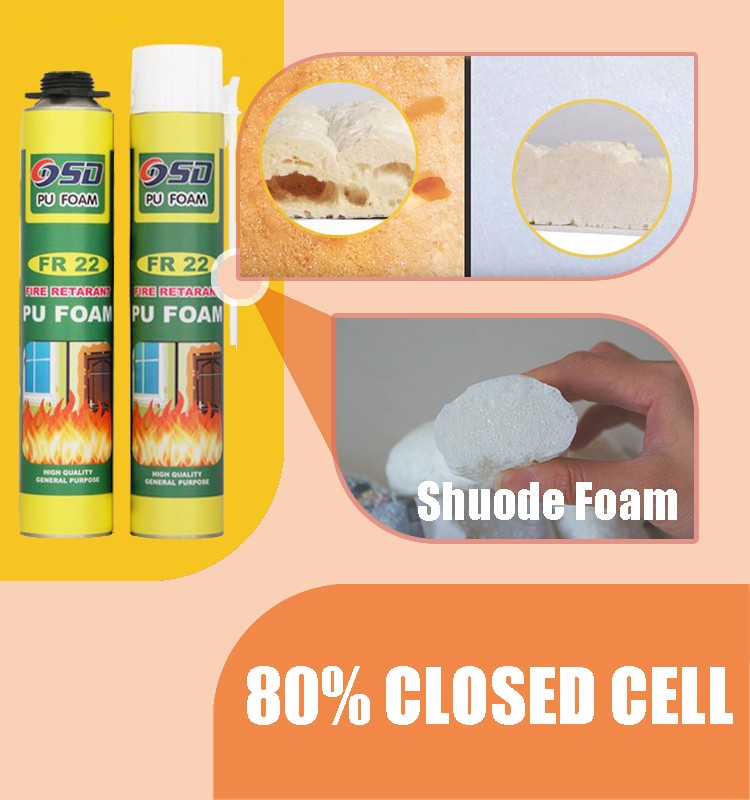 Bear the baddest weather foam insulation 750ml bottle foam spray