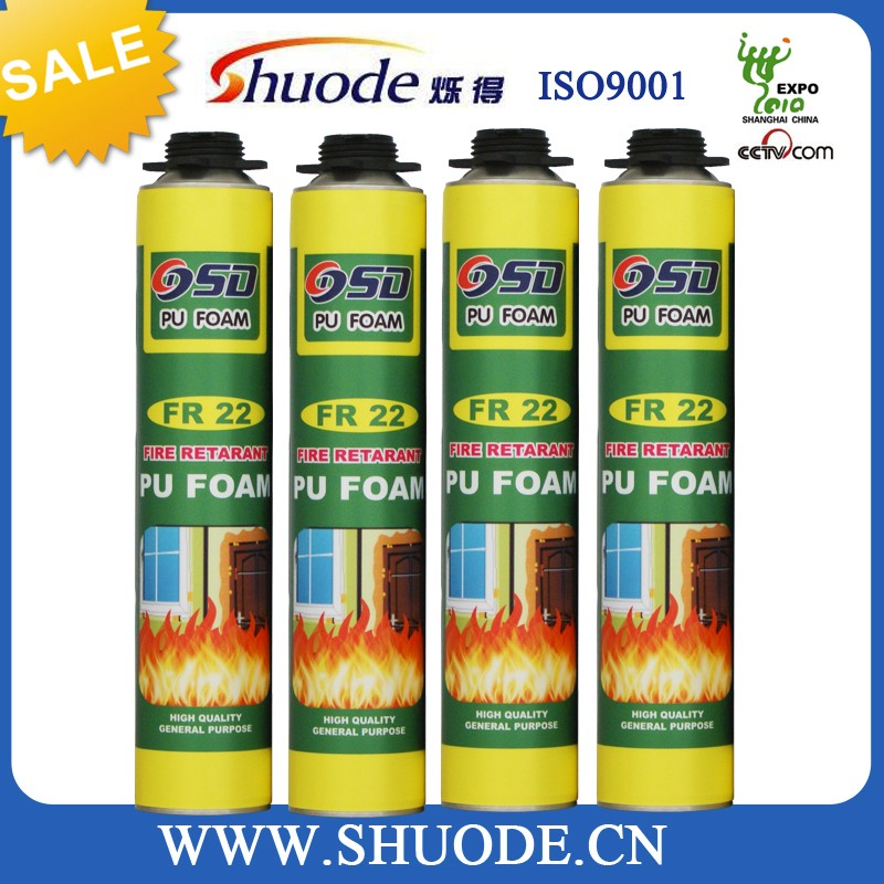 Shuode - Ventana & MARCO DE PUERTA Madera No Instalación de uñas FixationIninsulation PU Espuma selladora expandible PU Espuma PU 45