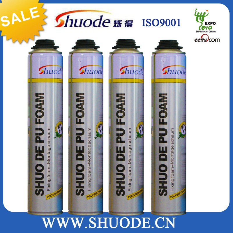 Shuode - Ventana & MARCO DE PUERTA Madera No Instalación de uñas FixationIninsulation PU Espuma selladora expandible PU Espuma PU 47