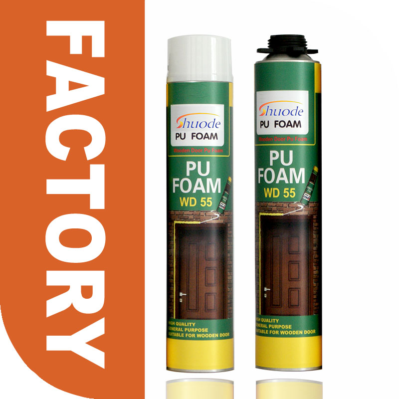 Shuode - Fuerte adhesivo reforzado espuma de poliuretano con contracción espuma de espuma de PU expandible 63