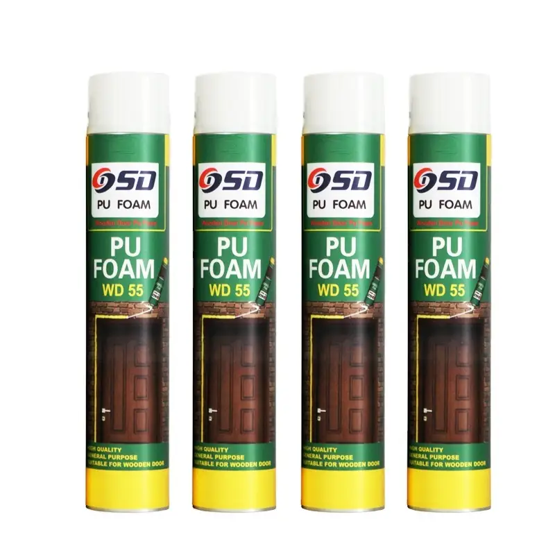 Shuode - Best quality super bonding sealant glue foam adhesive spray for construction Expandable Pu Foam 1