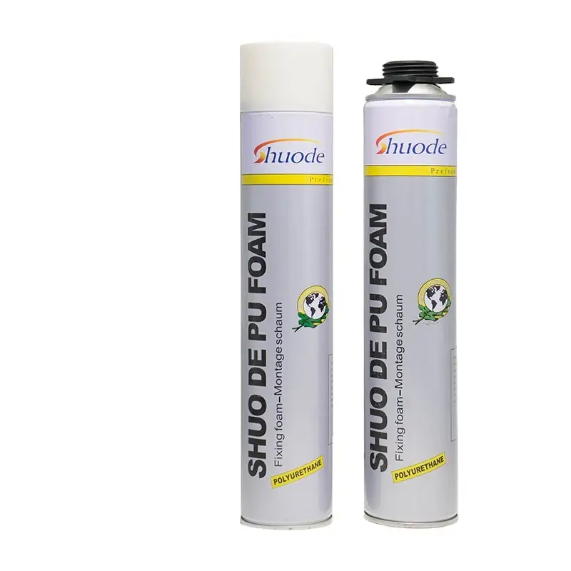 Shuode - 750ml wood furniture installation frame adhesives polyurethane foam sealant Expandable Pu Foam 1