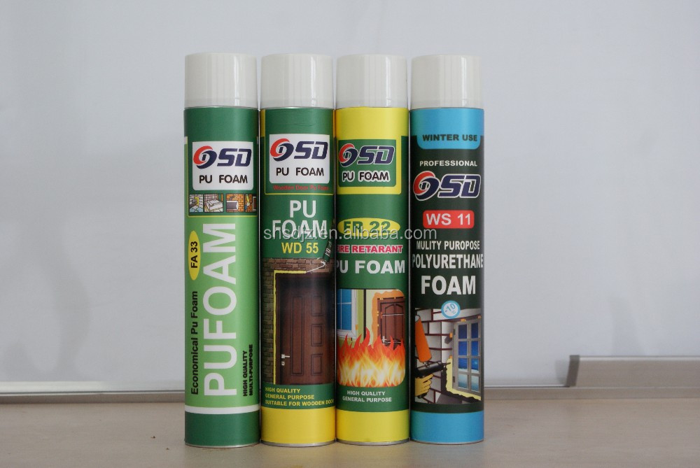 Shuode - 750 ml de muebles de madera Instalación Adhesivos de poliuretano espuma sellador expandible PU espuma 29