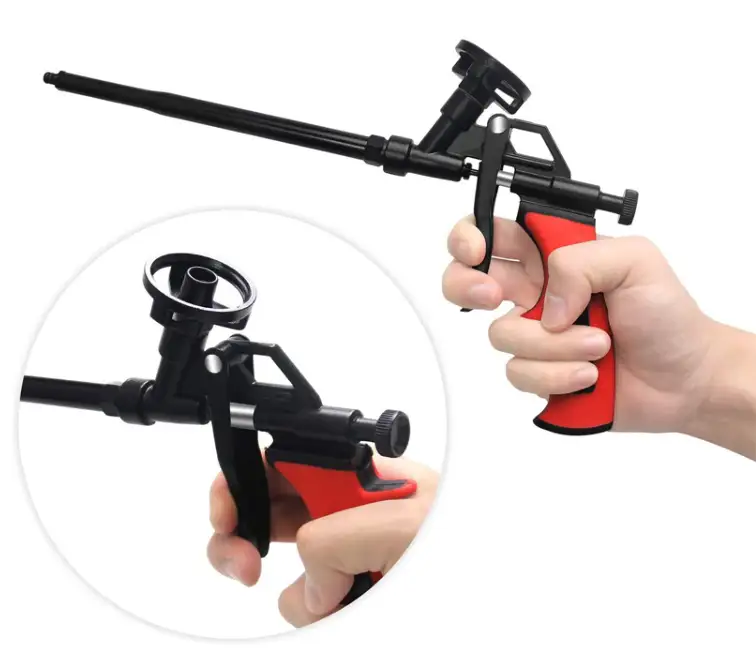 Shuode - Hand Tool Foam Spray Gun Professional Metal Foam Gun Factory Price Block up The Pit Foam Gun 2