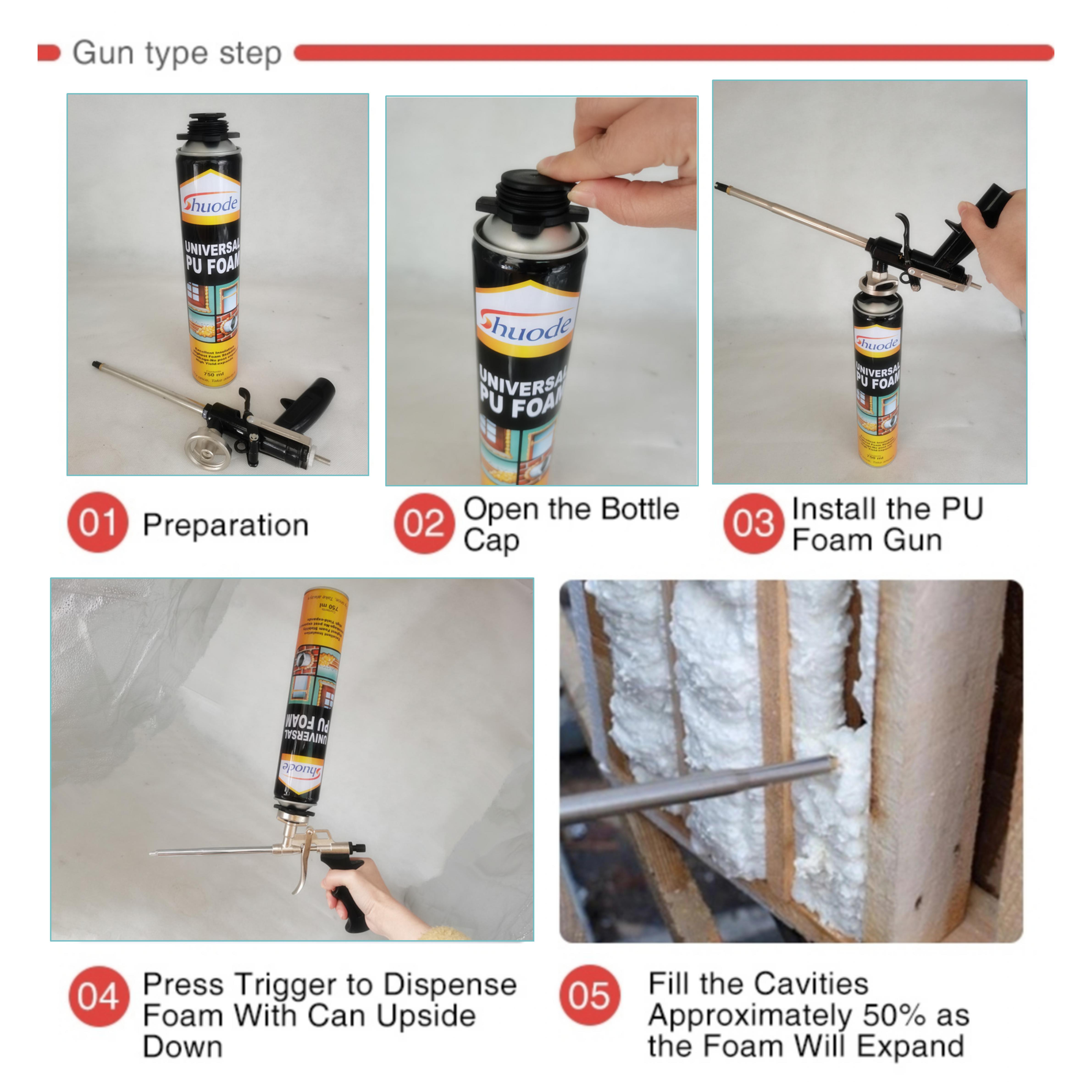 الرغوة صنع Dayson إضافية PU PU السائل مقاوم للماء & مانعات التسرب 17