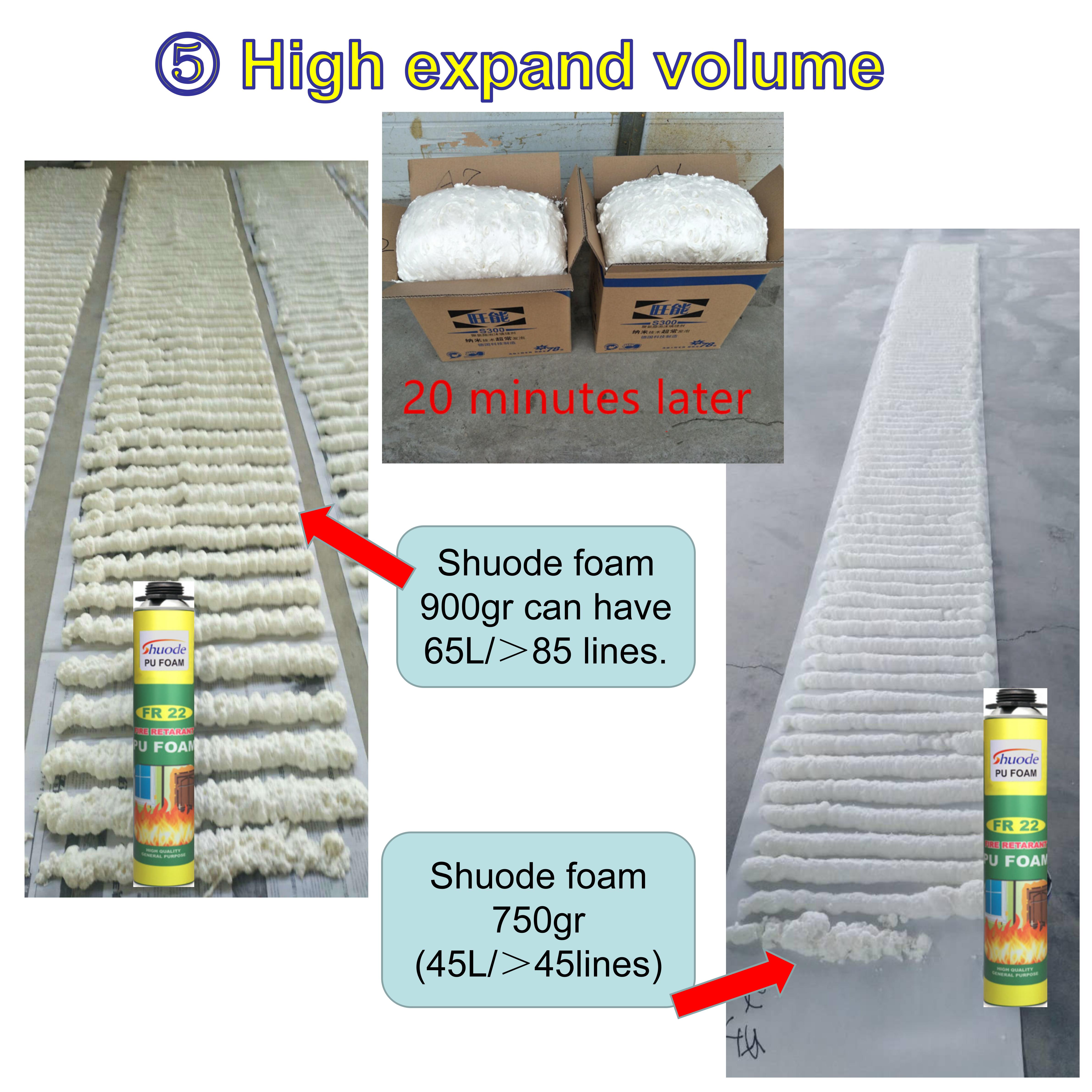 الرغوة صنع Dayson إضافية PU PU السائل مقاوم للماء & مانعات التسرب 15