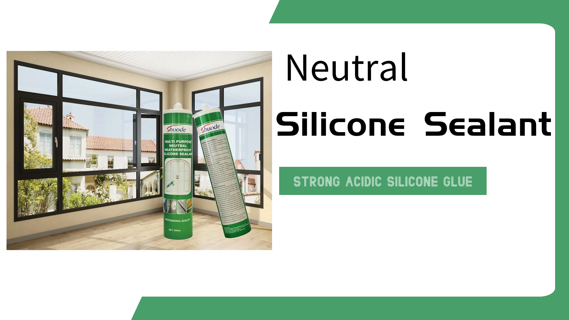 Versatile and Weatherproof Neutral Silicone Sealant for Building Construction 1