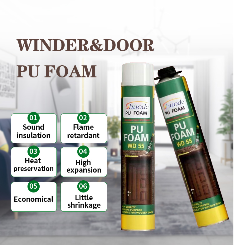 Шуод окно & Дверь wd pu пена герметик: без усилий запечатывание для улучшенных видов окна и дверей 1