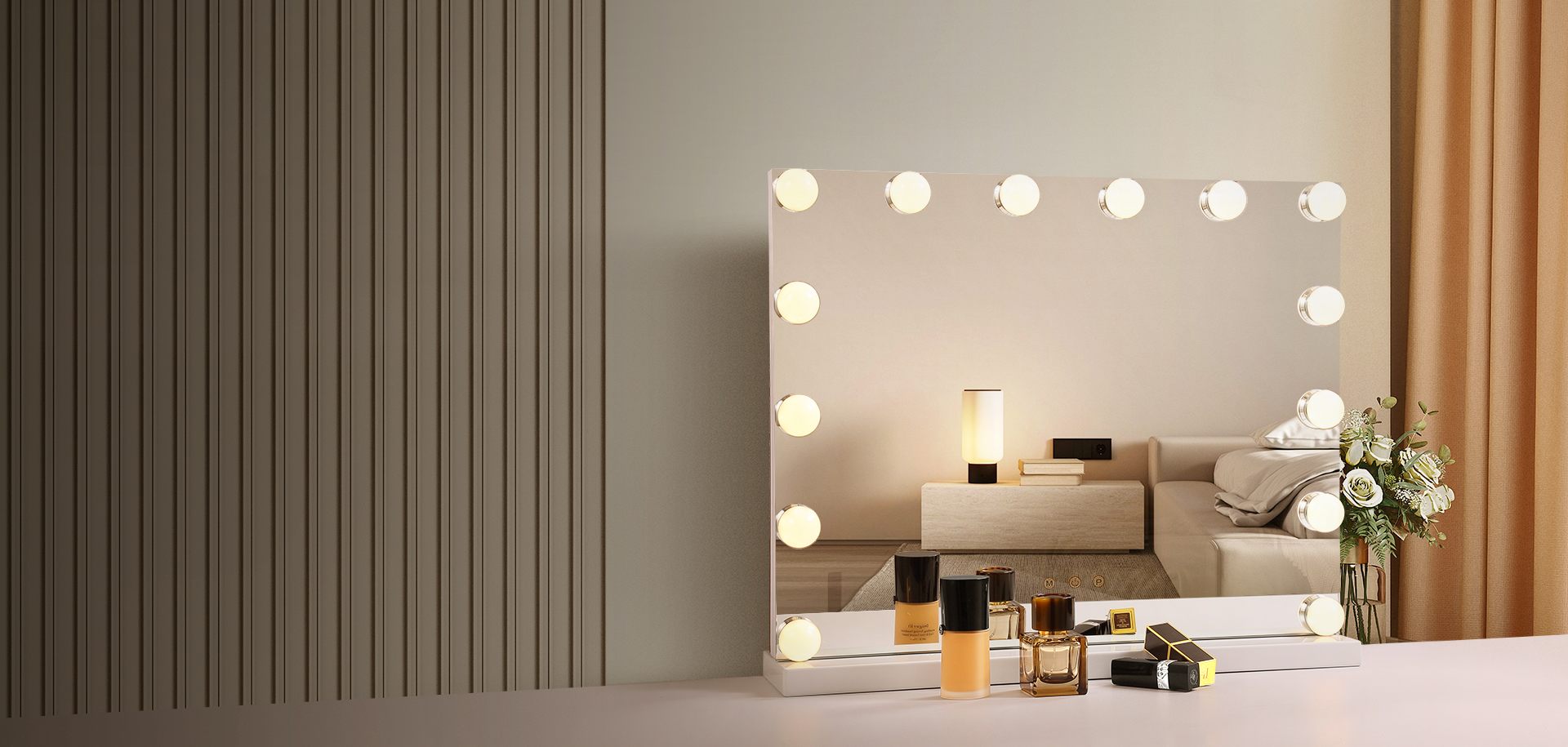 Global high-end LED smart mirror