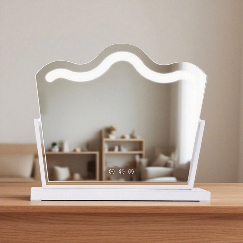 Miroir de maquillage LED Crown HD pour studio de maquillage, LOGO personnalisé BWLLNI 2