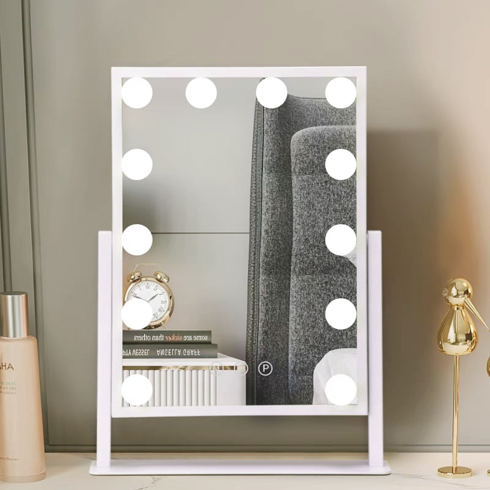 Miroir de maquillage Hollywood avec lumière à intensité variable, haute qualité, pour le grossiste BWLLNI 1