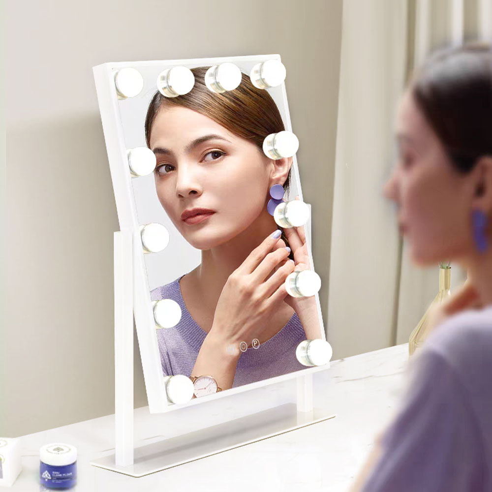 Miroir de maquillage Hollywood avec lumière à intensité variable, haute qualité, pour le grossiste BWLLNI 9