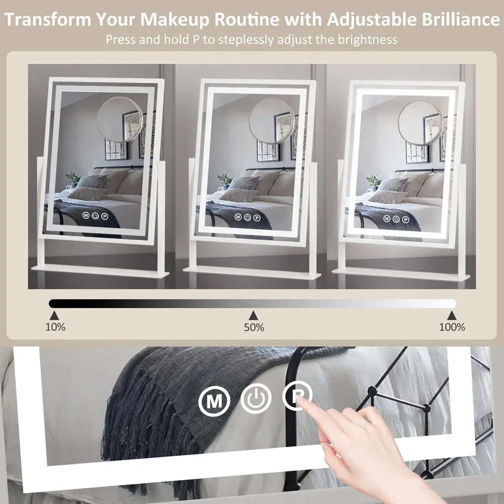 Ultima azienda produttrice di specchi da trucco a LED dimmerabili 8