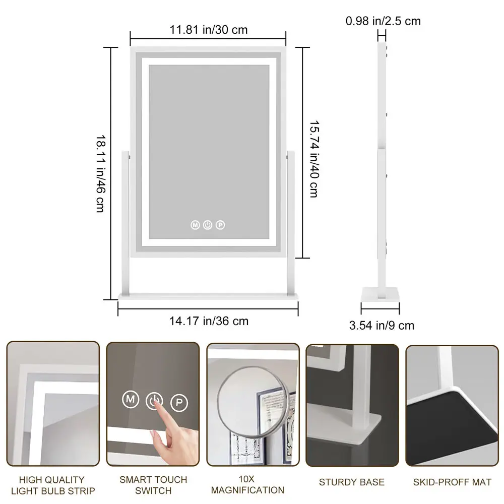 Ultima azienda produttrice di specchi da trucco a LED dimmerabili 3