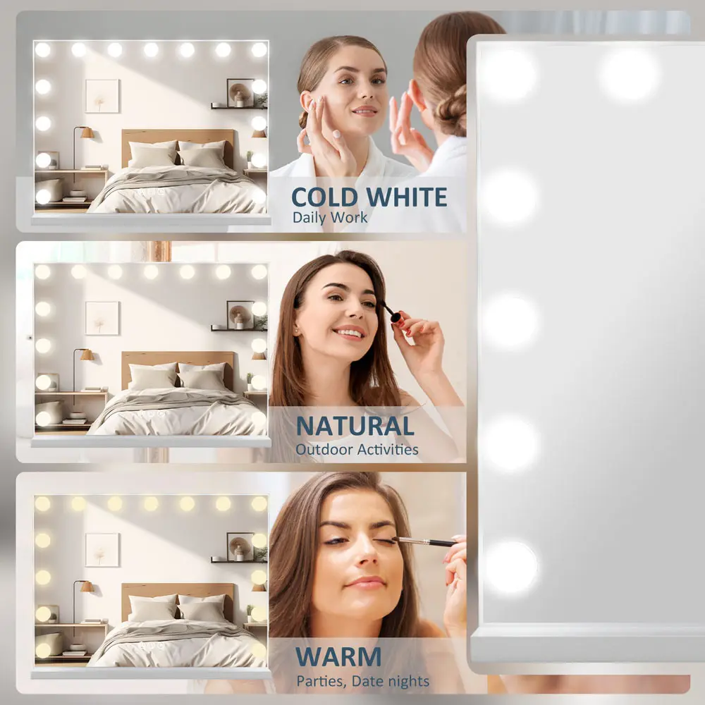 La migliore azienda produttrice di specchi da trucco con illuminazione dimmerabile. 7