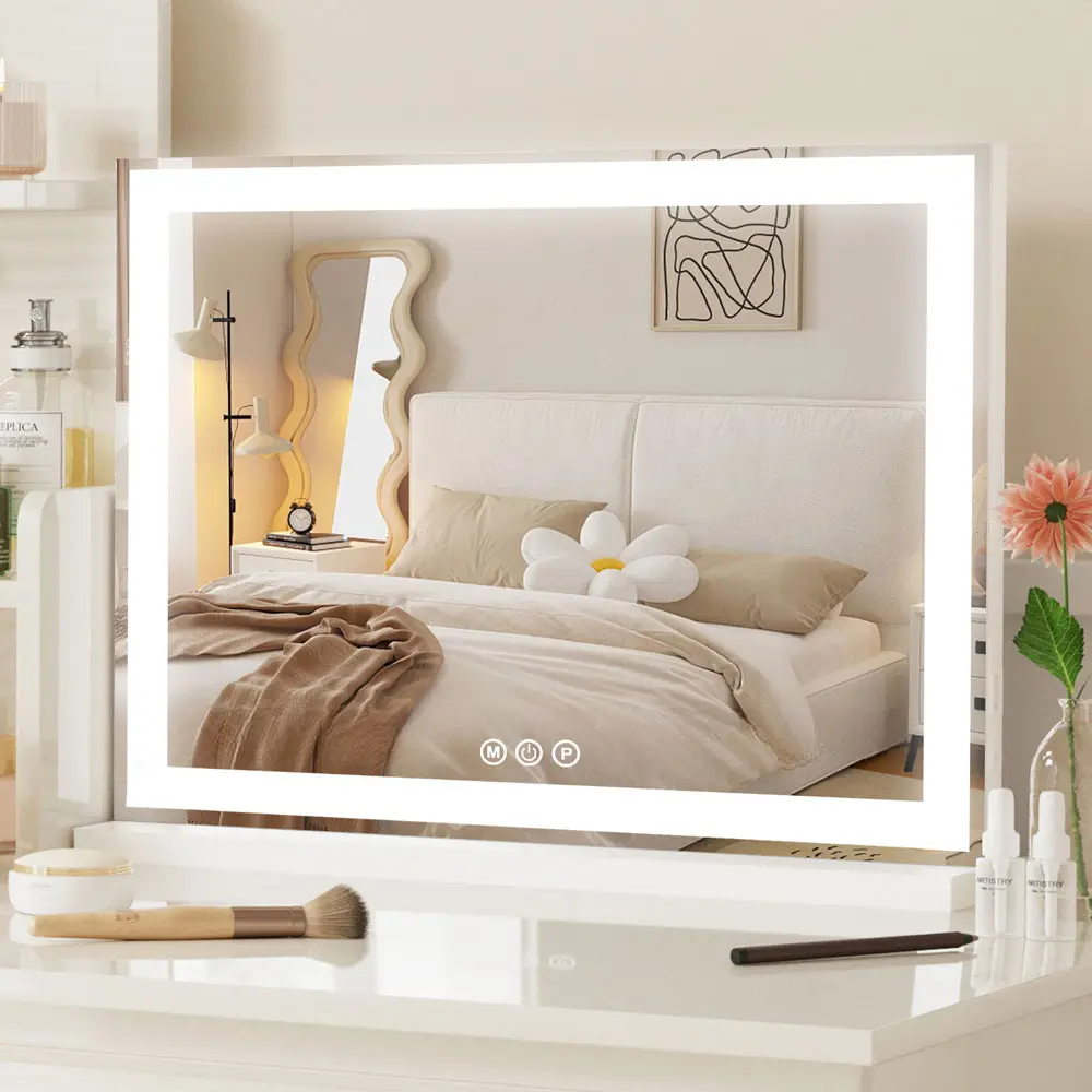 Specchio da bagno a LED retroilluminato dimmerabile, fabbrica di specchi da bagno 2