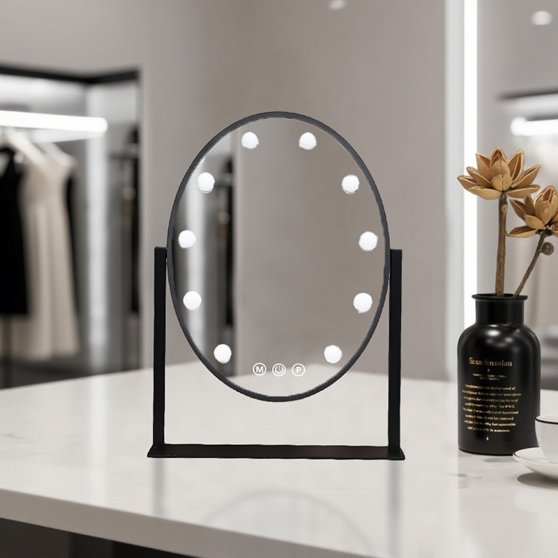 Miroir de courtoisie avec ampoules LED Convient pour coiffeuse Outils de maquillage acheter BWLLNI 3