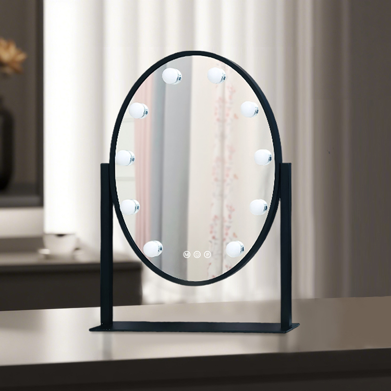 Miroir de courtoisie avec ampoules LED Convient pour coiffeuse Outils de maquillage acheter BWLLNI 5