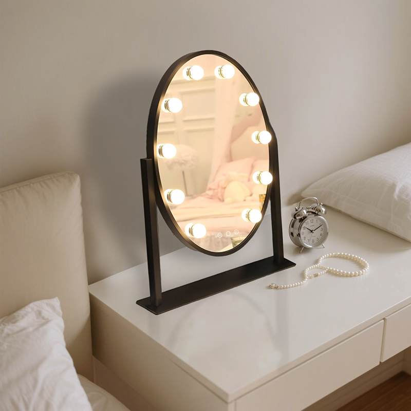 Miroir de courtoisie avec ampoules LED Convient pour coiffeuse Outils de maquillage acheter BWLLNI 6
