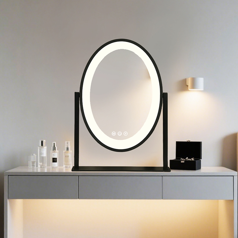 Espejo de tocador redondo con luces de BWN Lighting (fábrica) 2