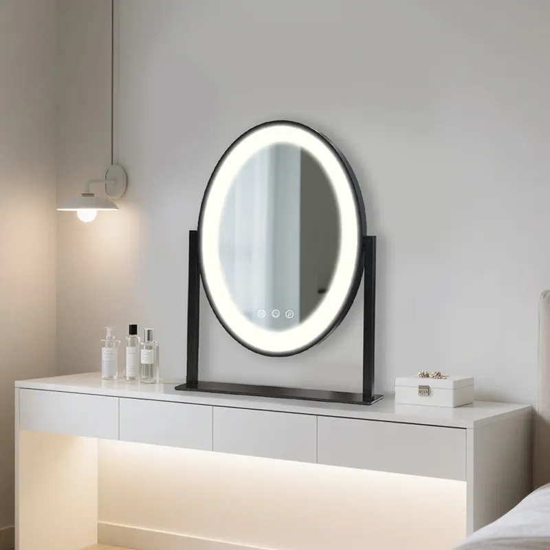 BWN Lighting Round Vanity Mirror with Lights Factory 7
