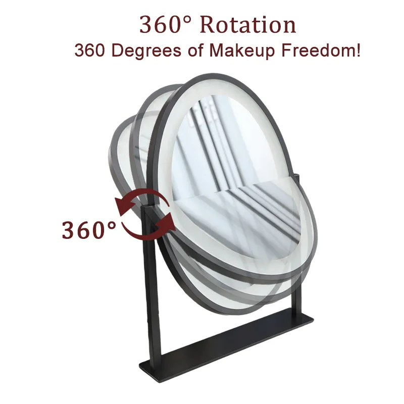 BWN Lighting Round Vanity Mirror with Lights Factory 3